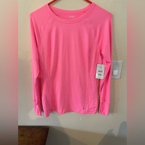 Danskin Now Women's Dry-Fit Moisture Wicking Performance Long Sleeve T-Shirt